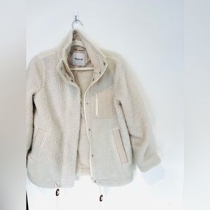 Madewell Teddy Fleece Jacket XXS